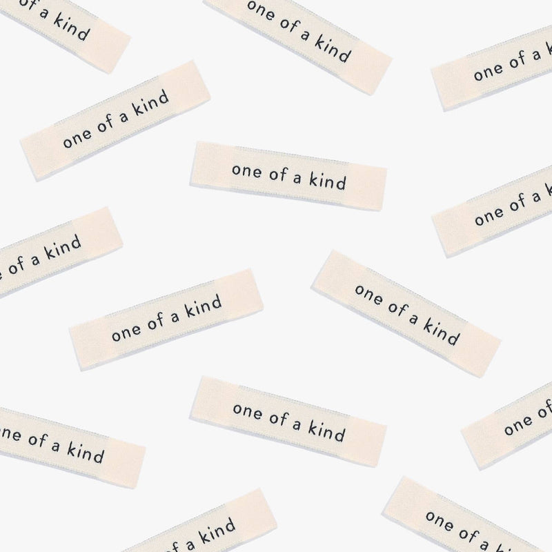 'One Of A Kind' Woven Sewing Labels