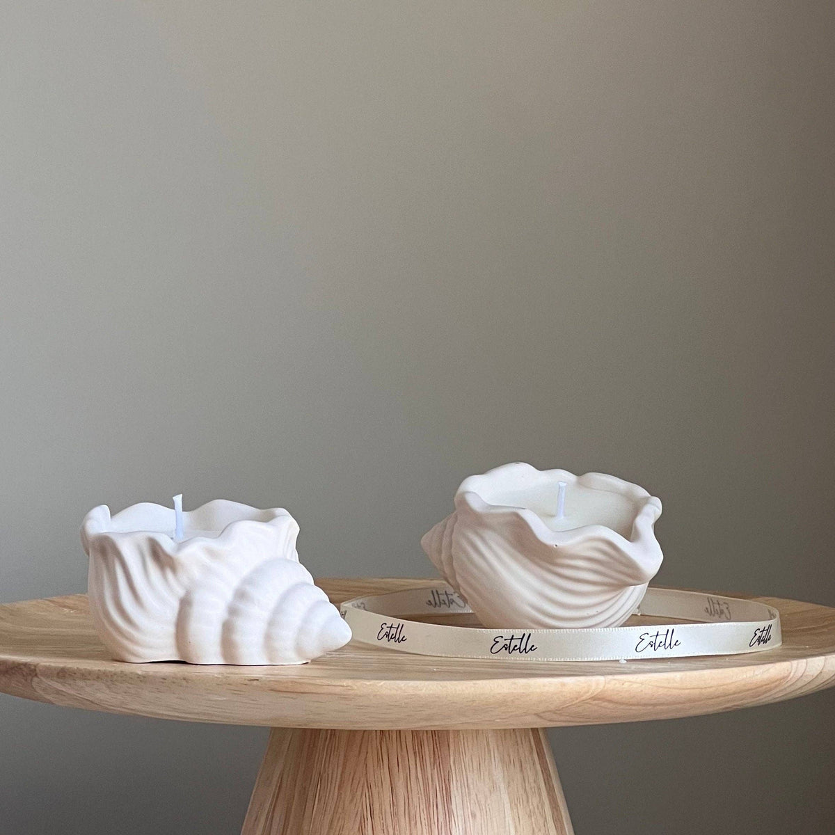 Shell Jar Soy Wax Candle by Estelle Studio