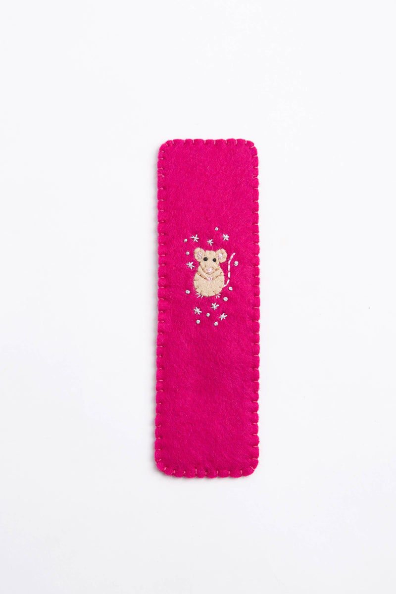 Black Cat Bookmark Felt Craft Kit | Beginner Kit for Adults
