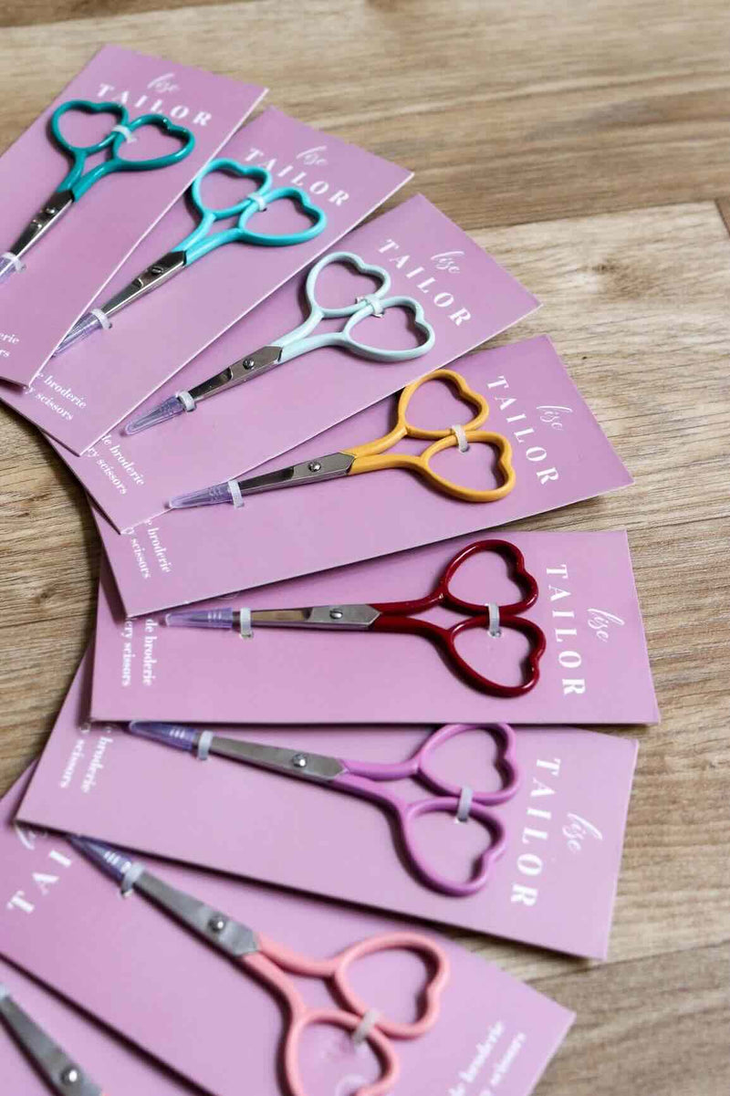 Heart Embroidery Scissors by Lise Tailor