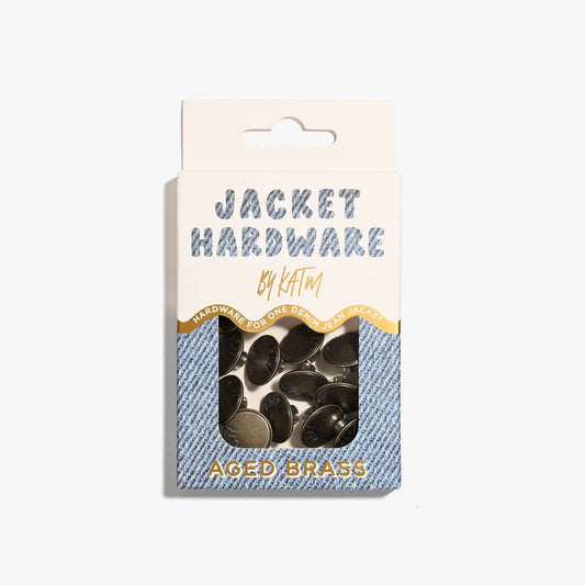 Jacket Hardware Kit | Aged Brass