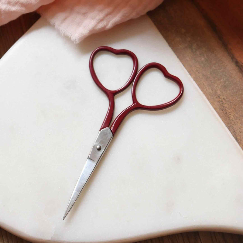 Heart Embroidery Scissors by Lise Tailor
