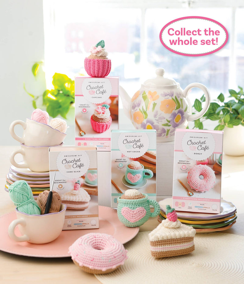 Crochet Café Amigurumi Kit - Cupcake