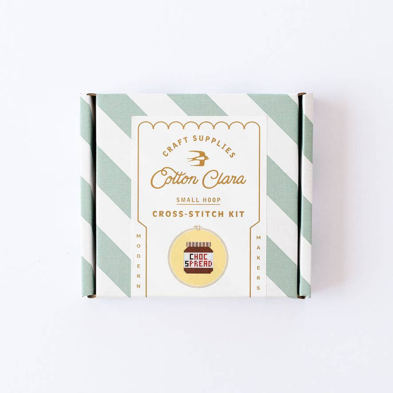 Coffee Cross Stitch Kit by Cotton Clara