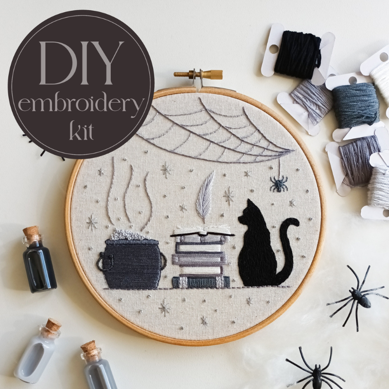 Embroidery kit - Spooky spells
