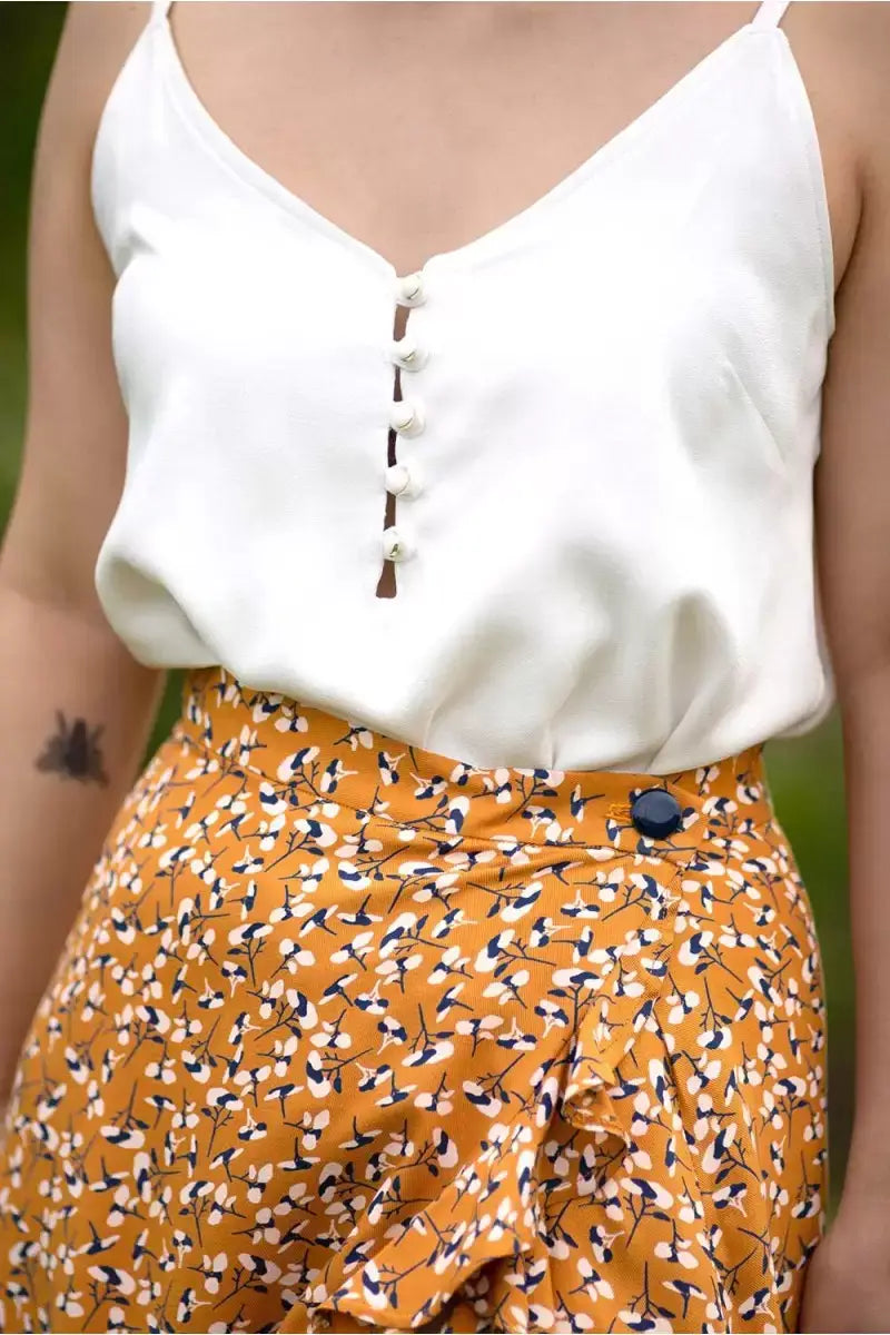 Viscose Crepe Pearl Fabric by Eglantine et Zoé