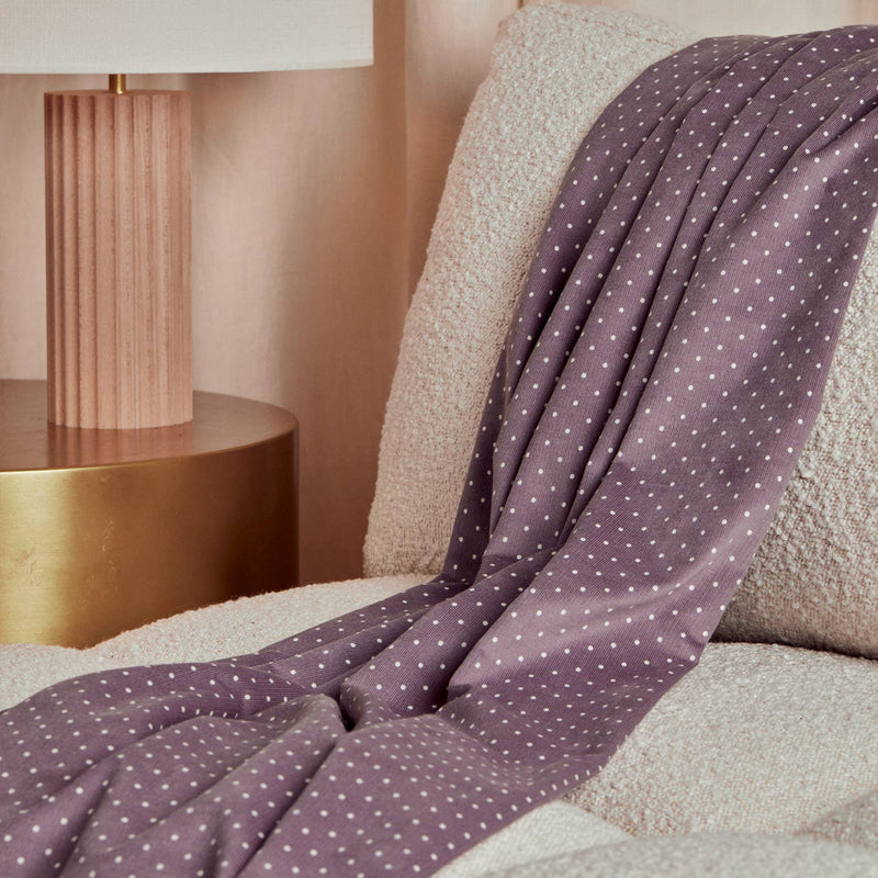 Polka Dot Fine Wale Corduroy Divine Parma Fabric