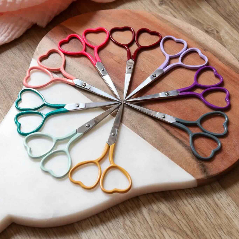 Heart Embroidery Scissors by Lise Tailor