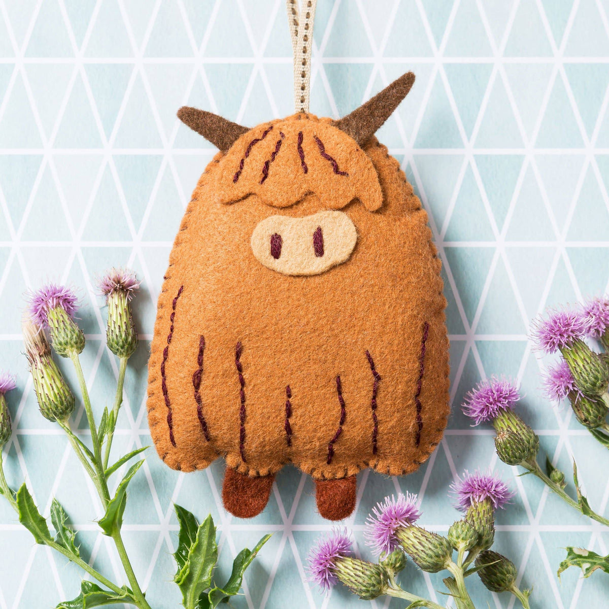 Highland Cow Felt Craft Mini Kit by Corinne Lapierre Limited