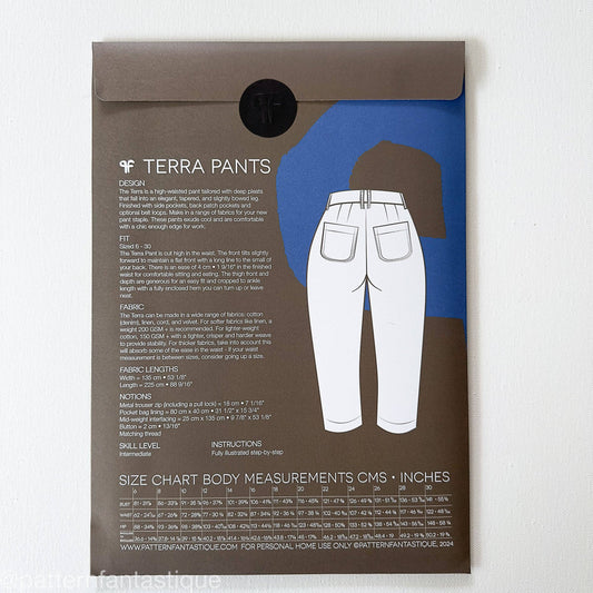 Terra Pant - Paper Sewing Pattern