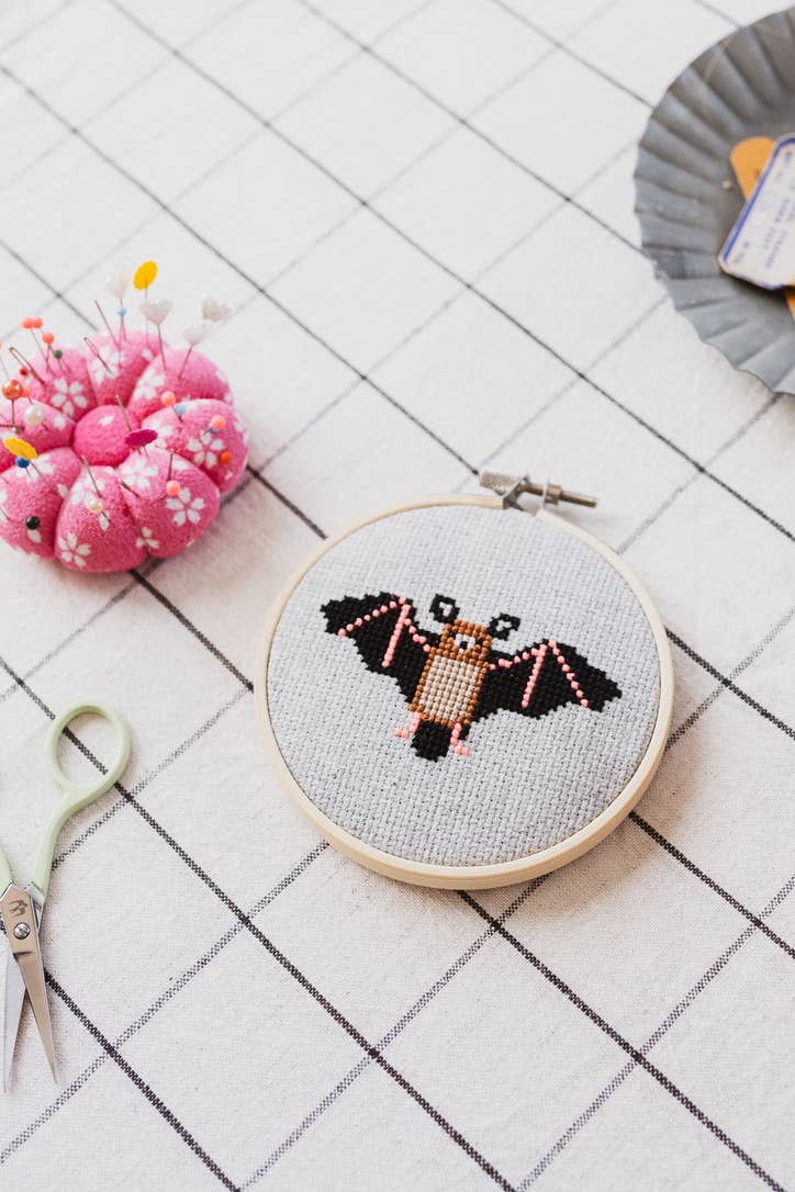 Bat Cross Stitch by Cotton Clara
