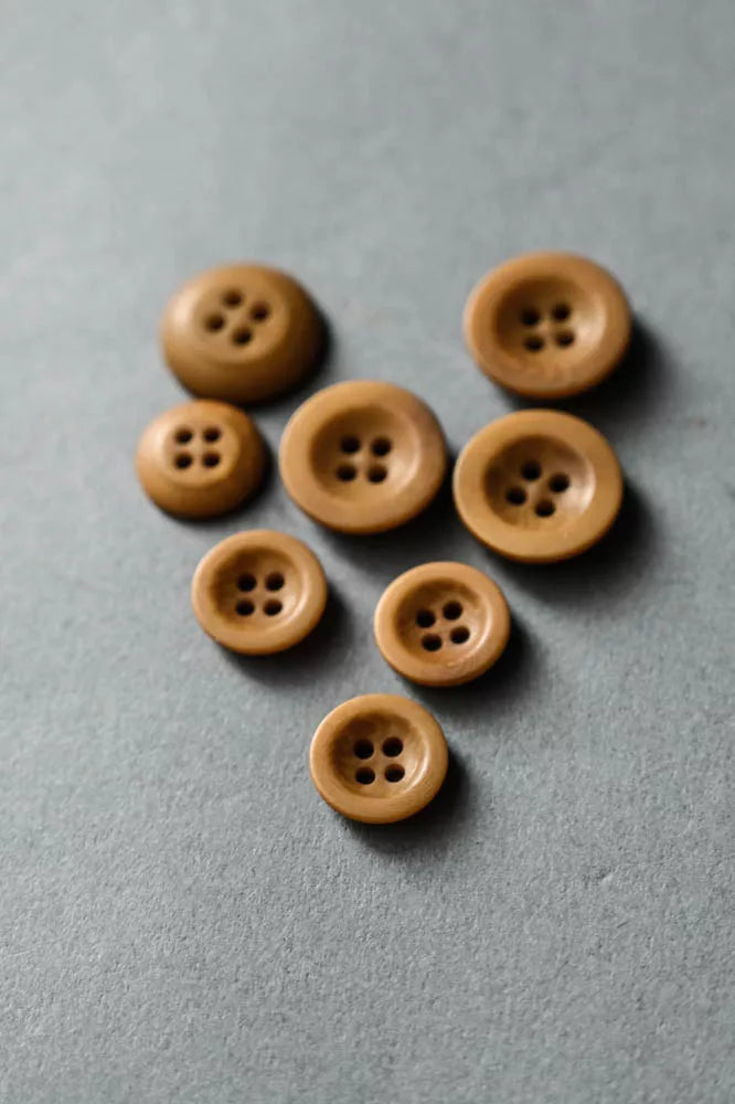 Coloured Corozo Button 22mm