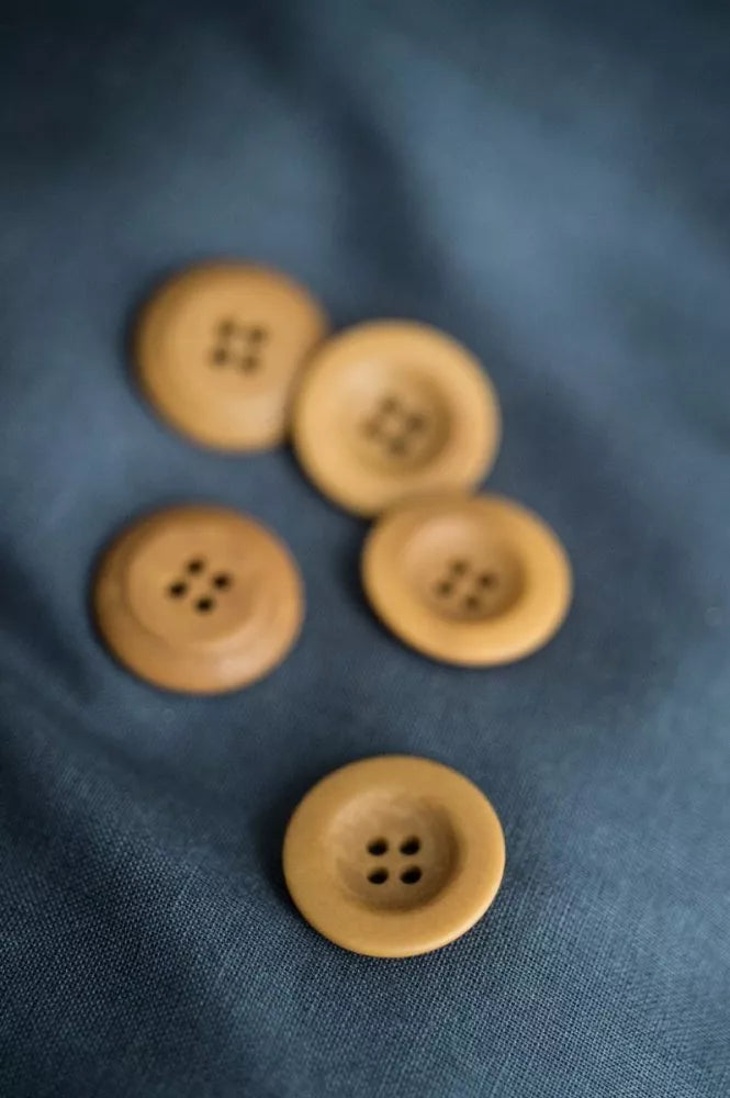 Coloured Corozo Button 22mm
