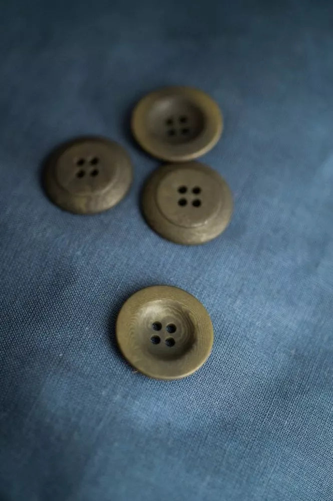 Coloured Corozo Button 22mm