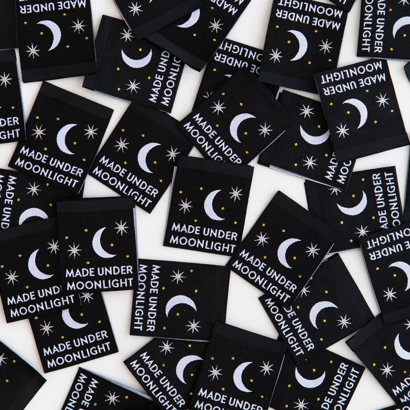 'Made Under Moonlight' Woven Labels