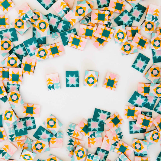 Quilt Block Multipack Woven Labels