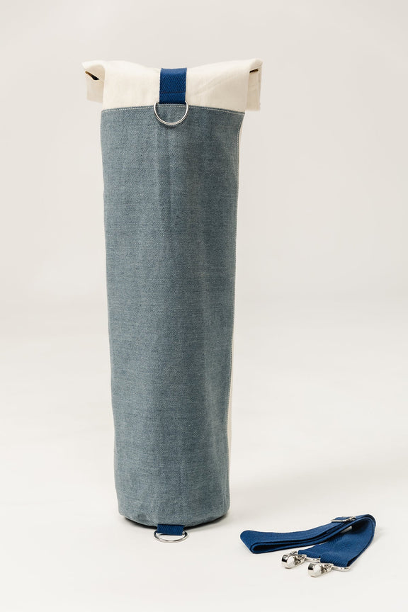 Two-colored yoga mat bag sewing pattern