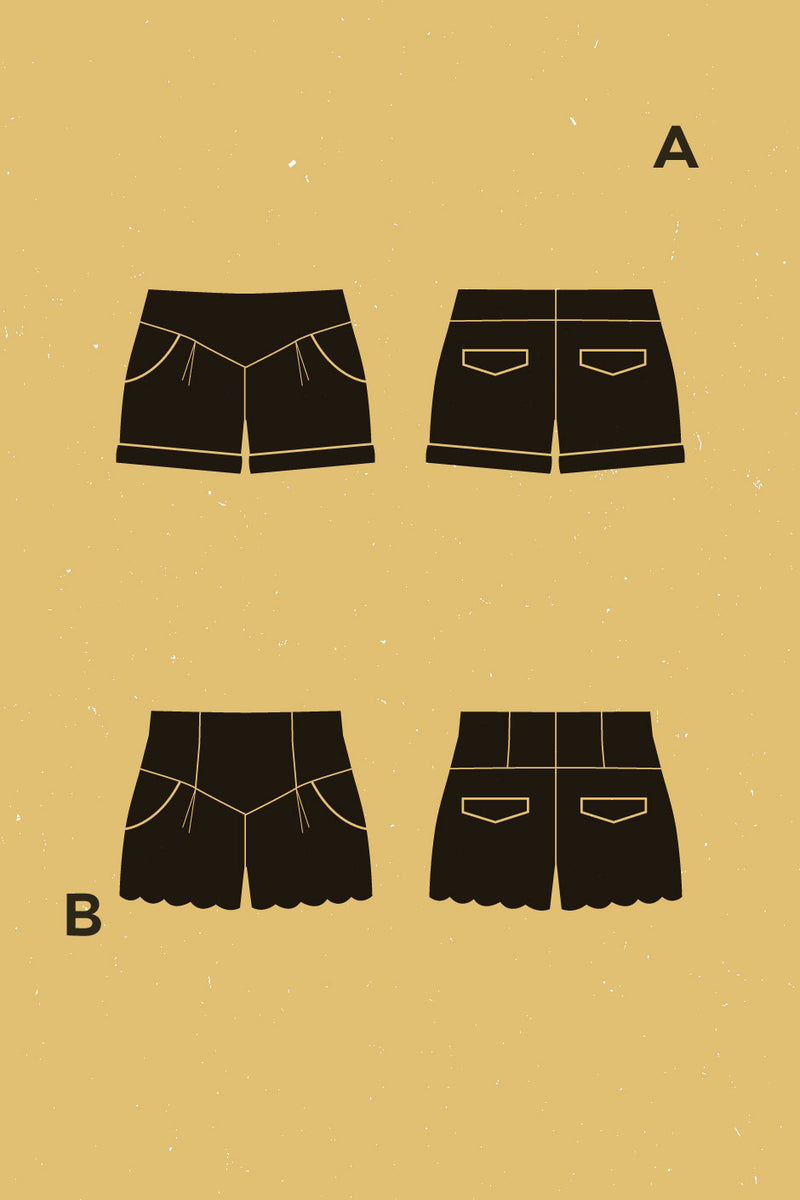 Chataigne Shorts Pattern