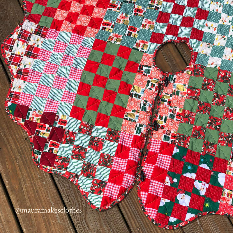 Connie Christmas Tree Skirt Sewing Pattern