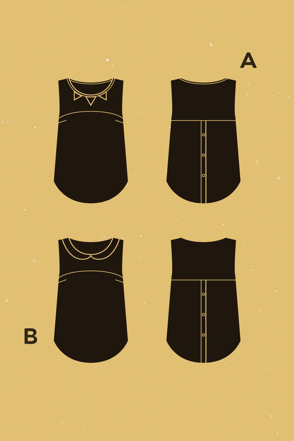 Datura Tank Top Pattern