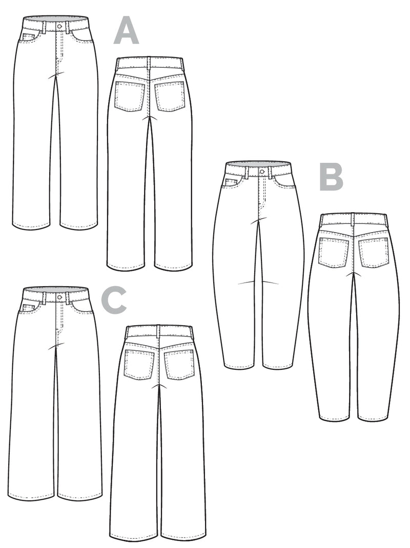 Frank Jeans Pattern