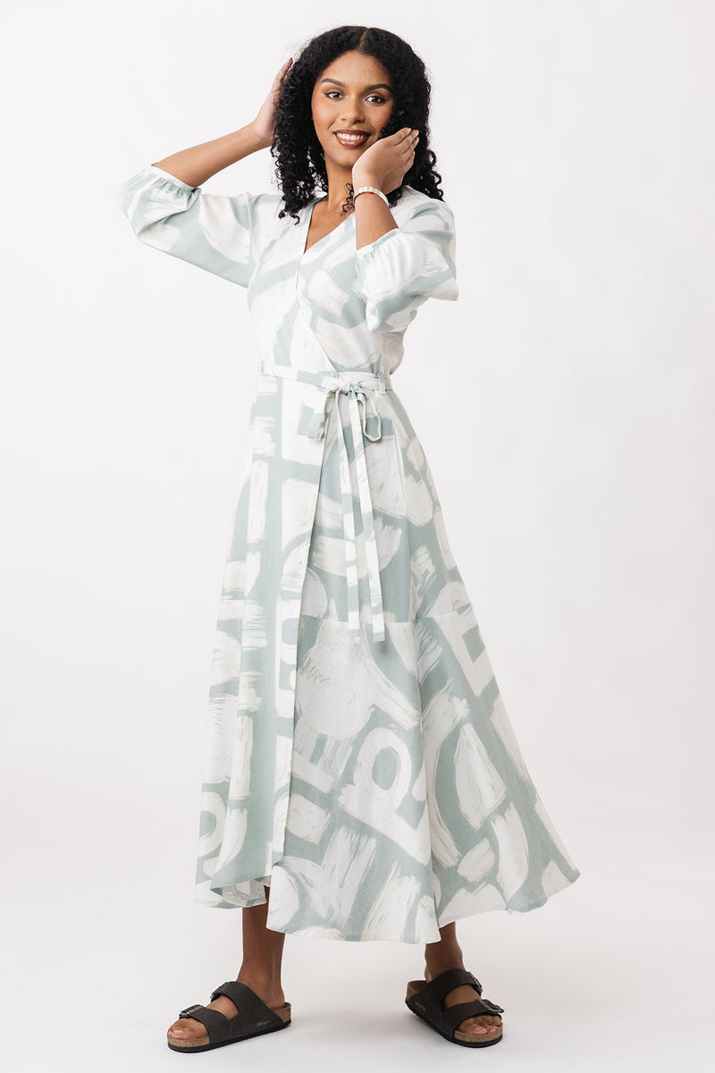 HALI wrap dress