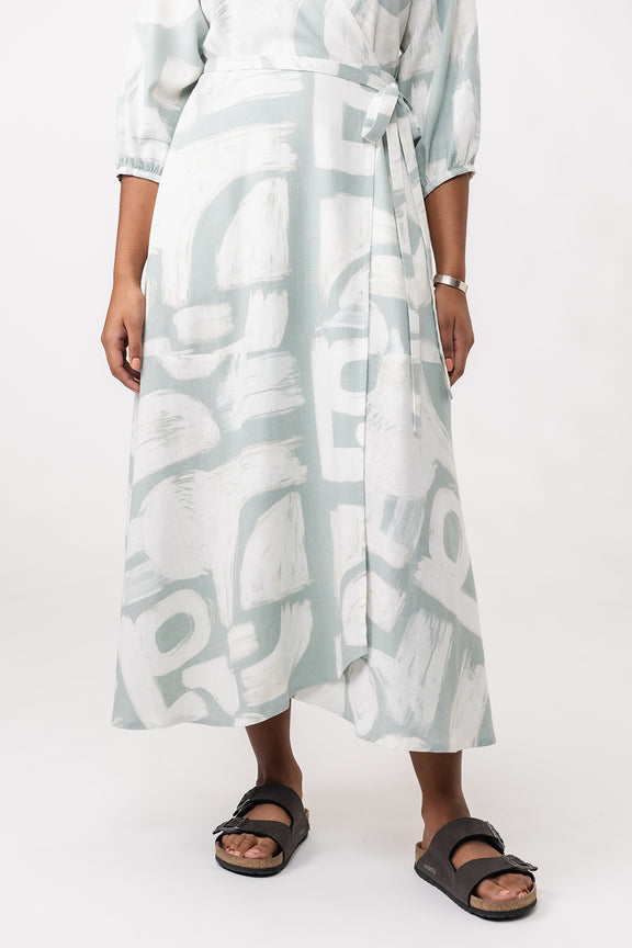 HALI wrap dress
