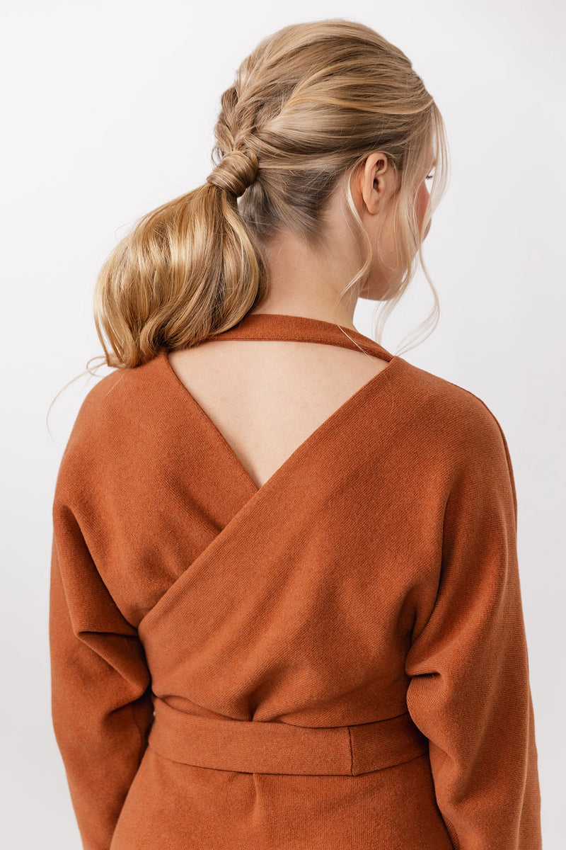 KAJO batwing wrap sweater & dress