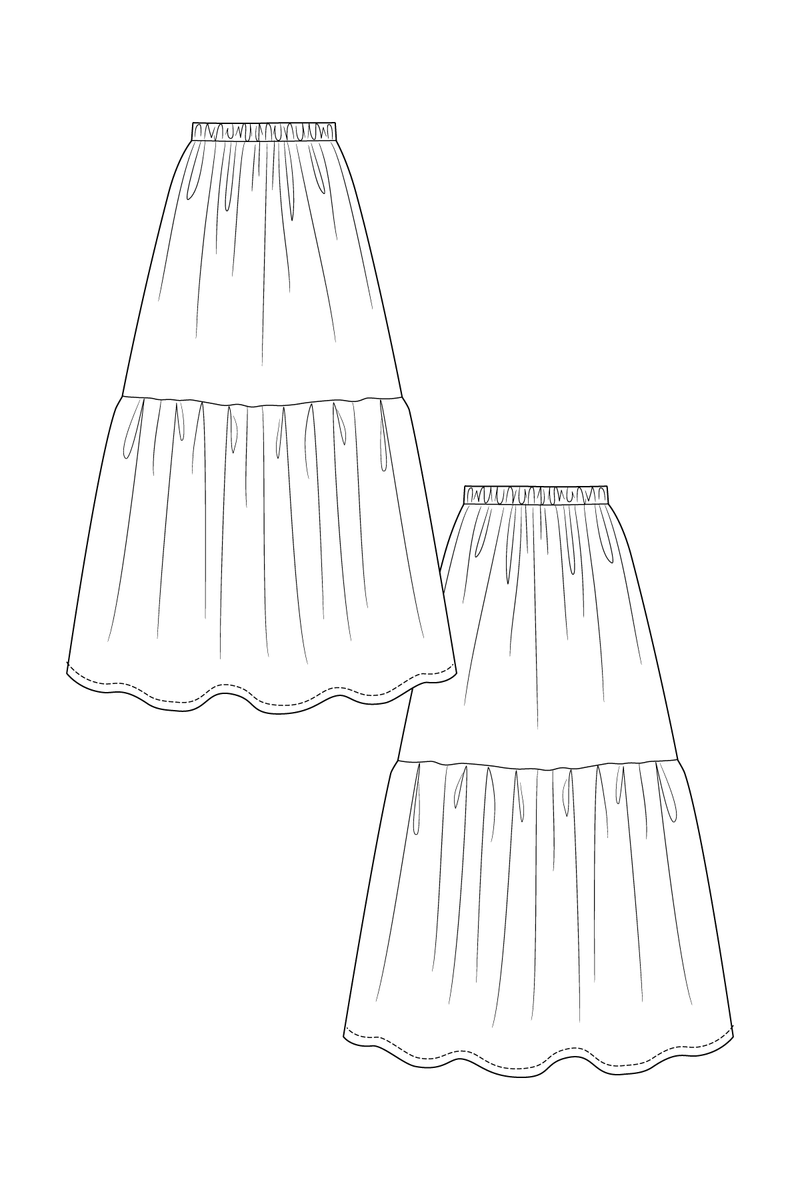 KERTTU knot dress & skirt