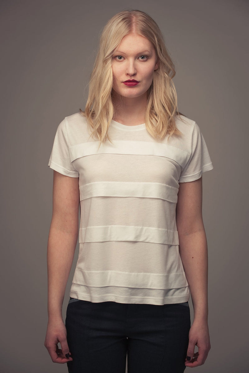 Pleated t-shirt sewing pattern