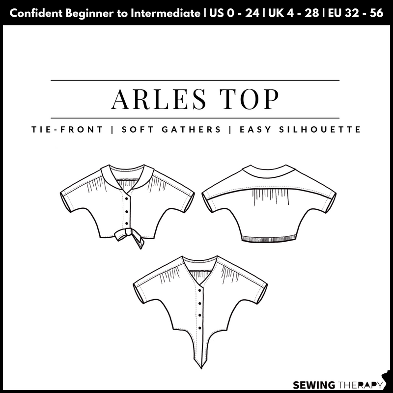 PDF Arles Top Pattern - Sewing Therapy