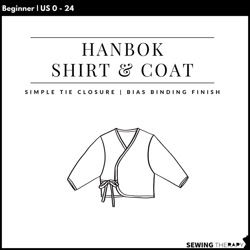 PDF Hanbok Shirt and Coat Pattern - Sewing Therapy