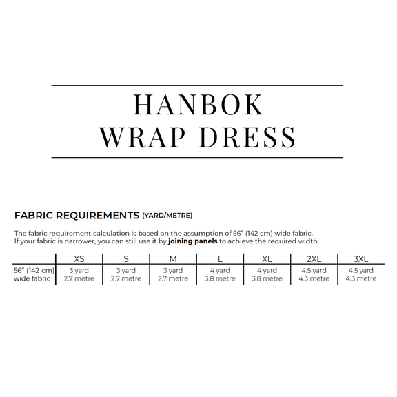 PDF Hanbok Wrap Dress Pattern - Sewing Therapy