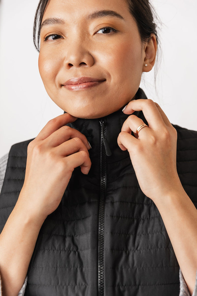 SAANA puffer vest