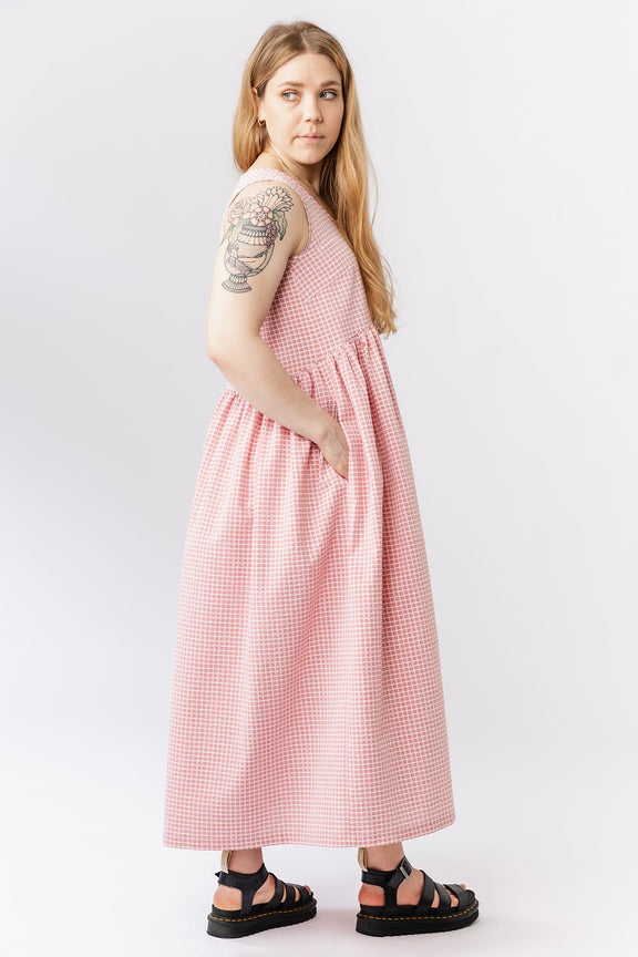 Dress with inseam pockets sewing pattern
